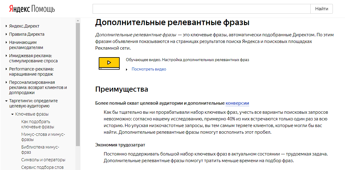 D Яндекс Помощи о ДРФ
